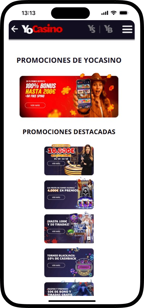 Promociones de YoCasino